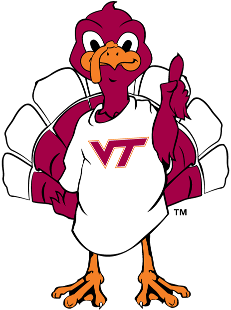 Virginia Tech Hokies 2000-Pres Mascot Logo v3 iron on transfers for fabric